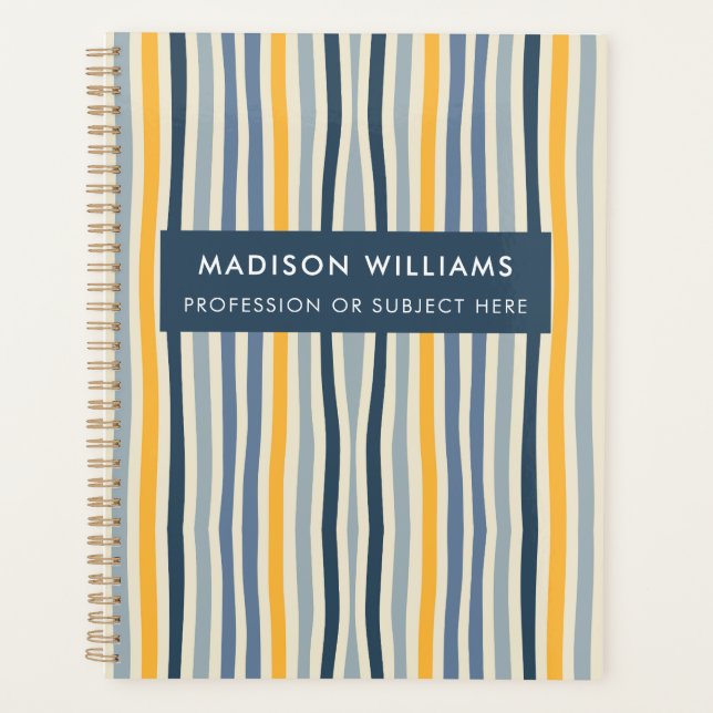 mit Monogramm, Name Planer (Vorderseite)