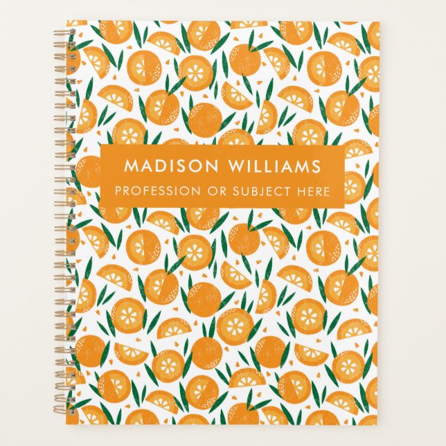 mit Monogramm, Name Planer (Vorderseite)