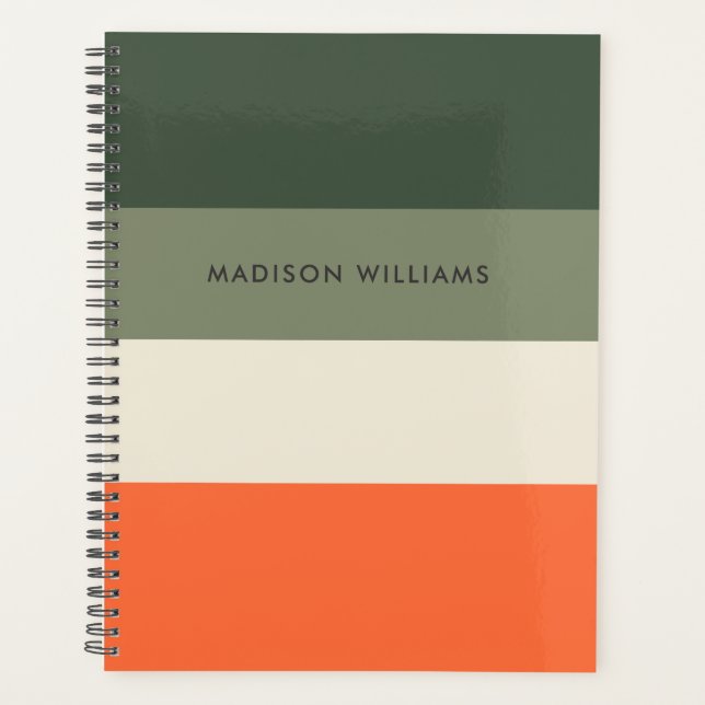 mit Monogramm, Name Planer (Vorderseite)