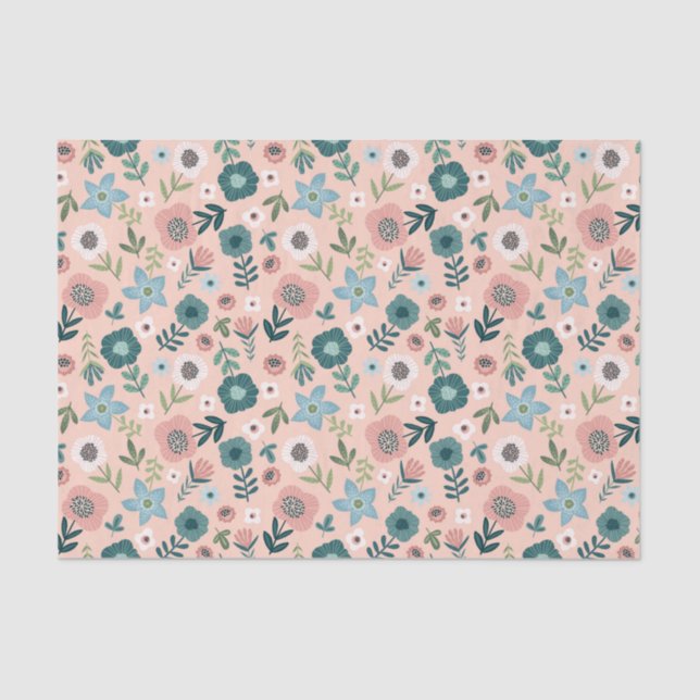 mit Monogramm, Name Seidenpapier (Vorderseite)