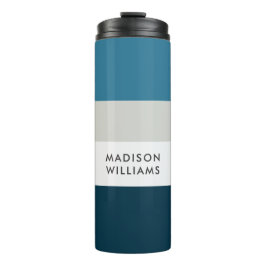 mit Monogramm, Name Thermosbecher