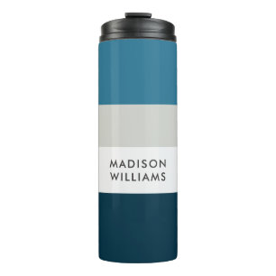 mit Monogramm, Name Thermosbecher