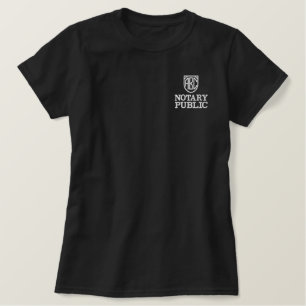 mit Monogramm Notare, kundenspezifisch Besticktes T-Shirt