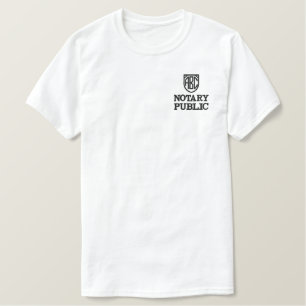 Mit Monogramm Notare, kundenspezifisch Besticktes T-Shirt