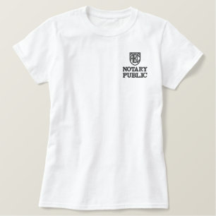 Mit Monogramm Notare, kundenspezifisch Besticktes T-Shirt