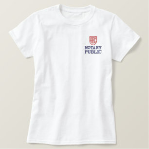 Mit Monogramm Notare, kundenspezifisch Besticktes T-Shirt