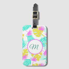 Mit Monogramm Paradies Gepäckanhänger
