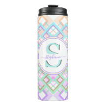 Mit Monogramm Pastel Custom Tumbler Geschenk für s