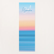 Mit Monogramm Pastell Beach Sunset Custom