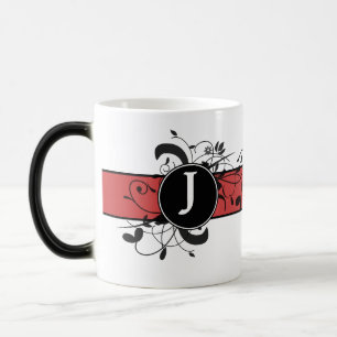 Mit Monogramm Personalisierter Viktorianischer Blü Verwandlungstasse