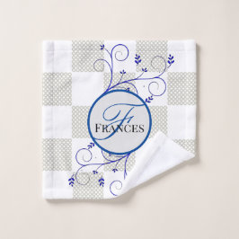 Mit Monogramm Personalisiertes Waschtuch Waschlappen