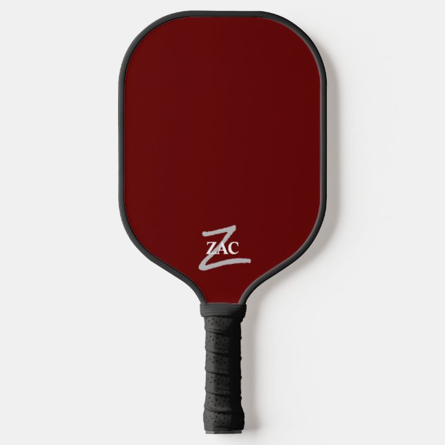 Mit Monogramm Pickleball Paddel Schläger (Vorderseite)