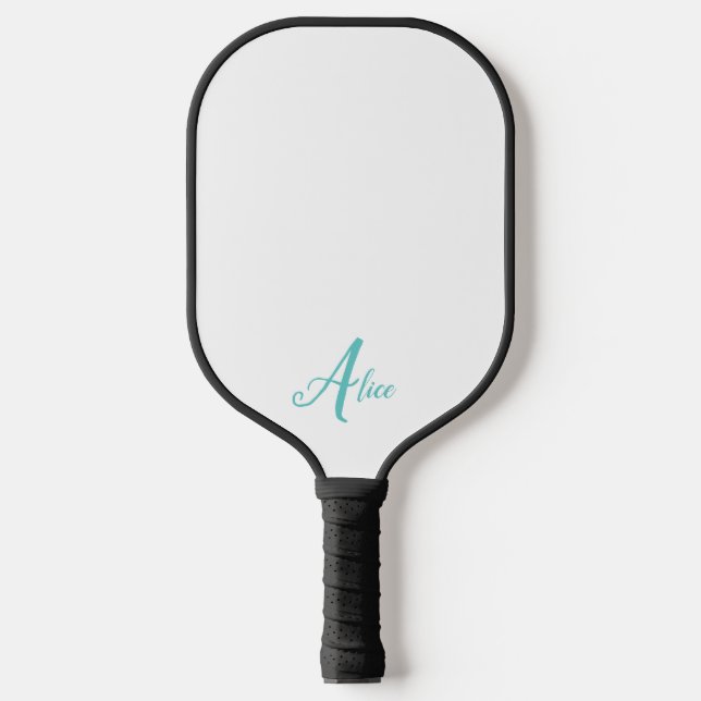 Mit Monogramm Pickleball Paddel Schläger (Vorderseite)