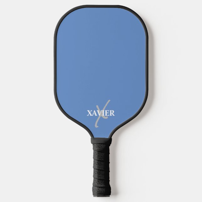 Mit Monogramm Pickleball Paddel Schläger (Vorderseite)