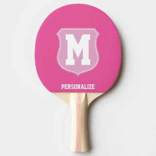mit Monogramm Pingpongpaddel für Tischtennis Schläger