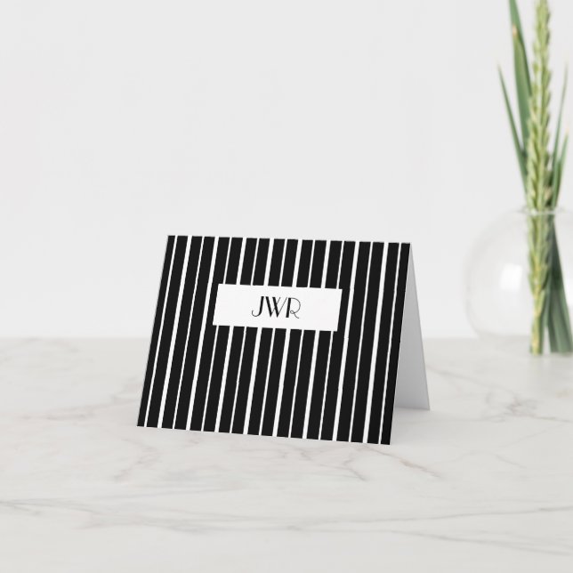 Mit Monogramm Pinstreifen (Vorderseite)