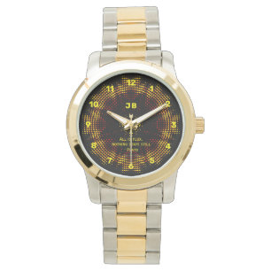 Mit Monogramm Plato eWatch Armbanduhr
