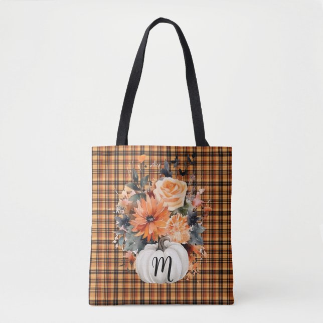 Mit Monogramm Pumpkin Tasche (Vorderseite)