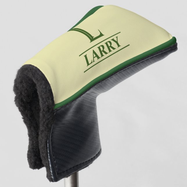 Mit Monogramm Putter Golf Head Cover Headcover (3/4 Vorderseite)