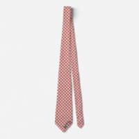Mit Monogramm Red and White Gingham Checked Lässig