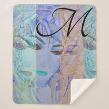 Mit Monogramm Romantische Shabby Chic Pastellfarbe