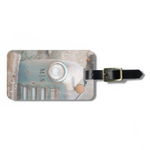 Mit Monogramm rustikaler und ländlicher Lieferwage