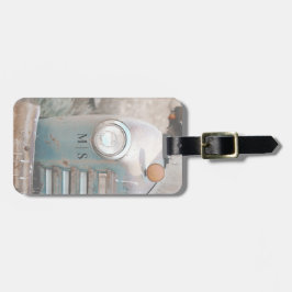 Mit Monogramm rustikaler und ländlicher Lieferwage Gepäckanhänger