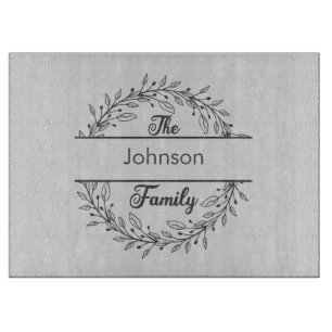 Mit Monogramm Schneidboard Schneidebrett