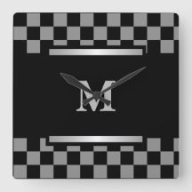 Mit Monogramm schwarz geprüft