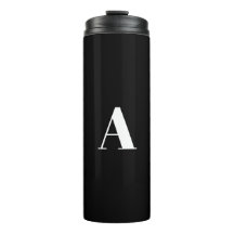 Mit Monogramm Schwarz-weiße kundenmoderne Erstmode