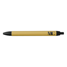 Mit Monogramm Schwarzes Monogramm, elegant Kugelschreiber
