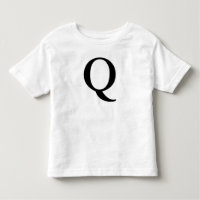 Mit Monogramm schwarzes zuerstt-Shirt des