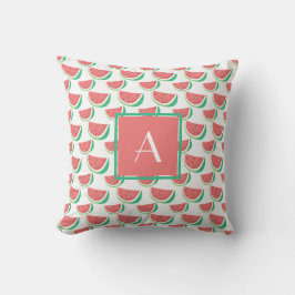 Mit Monogramm Sommer Im Freien Kissen Wassermelone Für Draußen