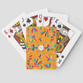 Mit Monogramm Spielkarten des mexikanischen Otomi