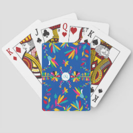 Mit Monogramm Spielkarten des mexikanischen Otomi