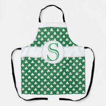 Mit Monogramm St. Paddy's Day Clover Pattern Lucky