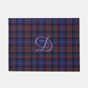 Mit Monogramm Stolz von Schottland kariert Fußmatte