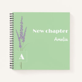 Mit Monogramm strapazierfähiger Ruhestandsname leu Notizbuch