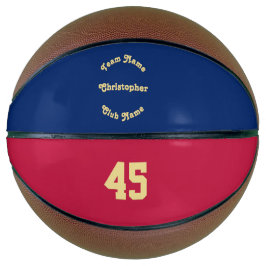 Mit Monogramm Team Club-Spielernummer Basketball