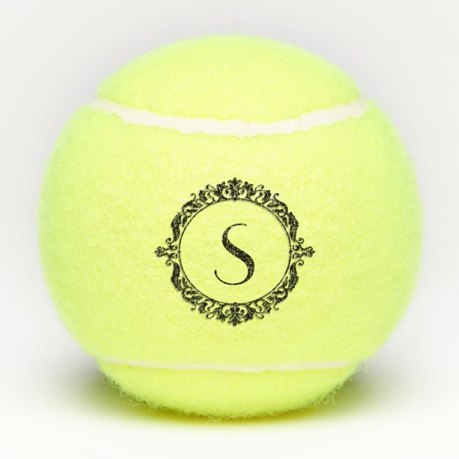mit Monogramm Tennisbälle (Rückseite)