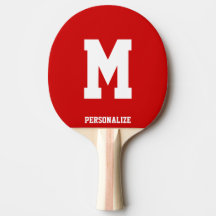 Mit Monogramm Tischtennispaddel für Tischtennis