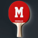 Mit Monogramm Tischtennispaddel für Tischtennis Tischtennis Schläger<br><div class="desc">Personalisierter Name oder monogramm Tischtennispaddel für Tischtennis Geschenkidee für Damen und Kinder. Mit Monogramm Buchstabenanfang Benutzerdefinierte Hintergrundfarbe. Spaß für Spieler und Schultrainer. Uni Dorm Accessoires.</div>