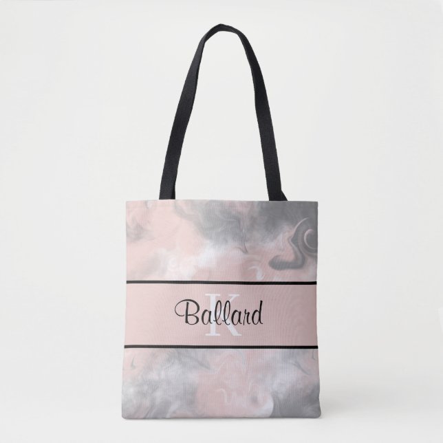 Mit Monogramm Totbeutel Tasche (Vorderseite)