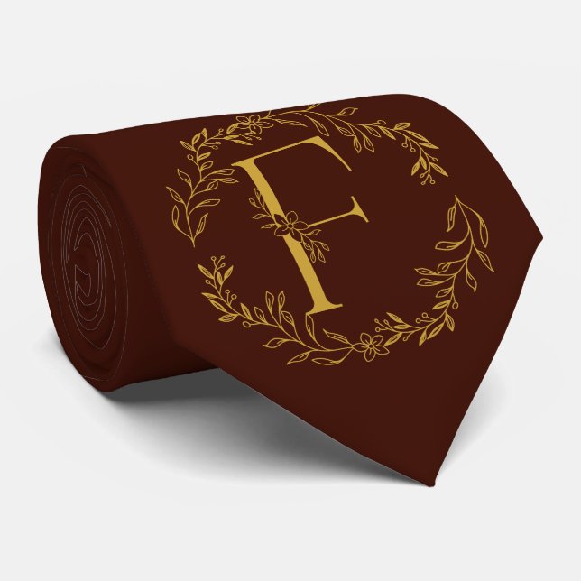 Mit Monogramm Trauzeugen für die Farbe der Schwarz Krawatte (Gerollt)