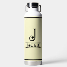 Mit Monogramm Trinkflasche