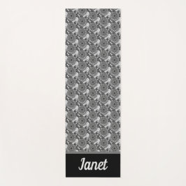 Mit Monogramm Turtle Mandala Yogamatte