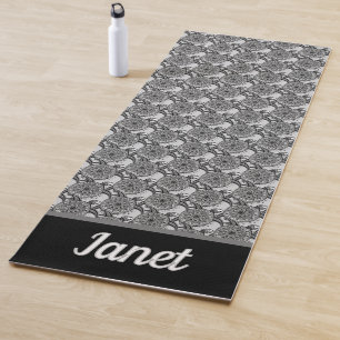 Mit Monogramm Turtle Mandala Yogamatte