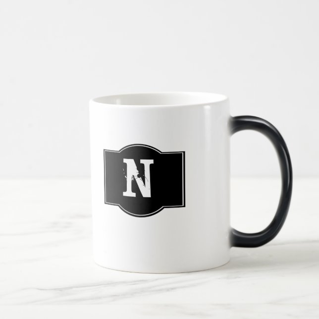 Mit Monogramm Verwandlungstasse (Rechts)