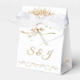 Mit Monogramm Viktorianischer Lüfter Geschenkschachtel