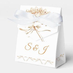 Mit Monogramm Viktorianischer Lüfter Geschenkschachtel